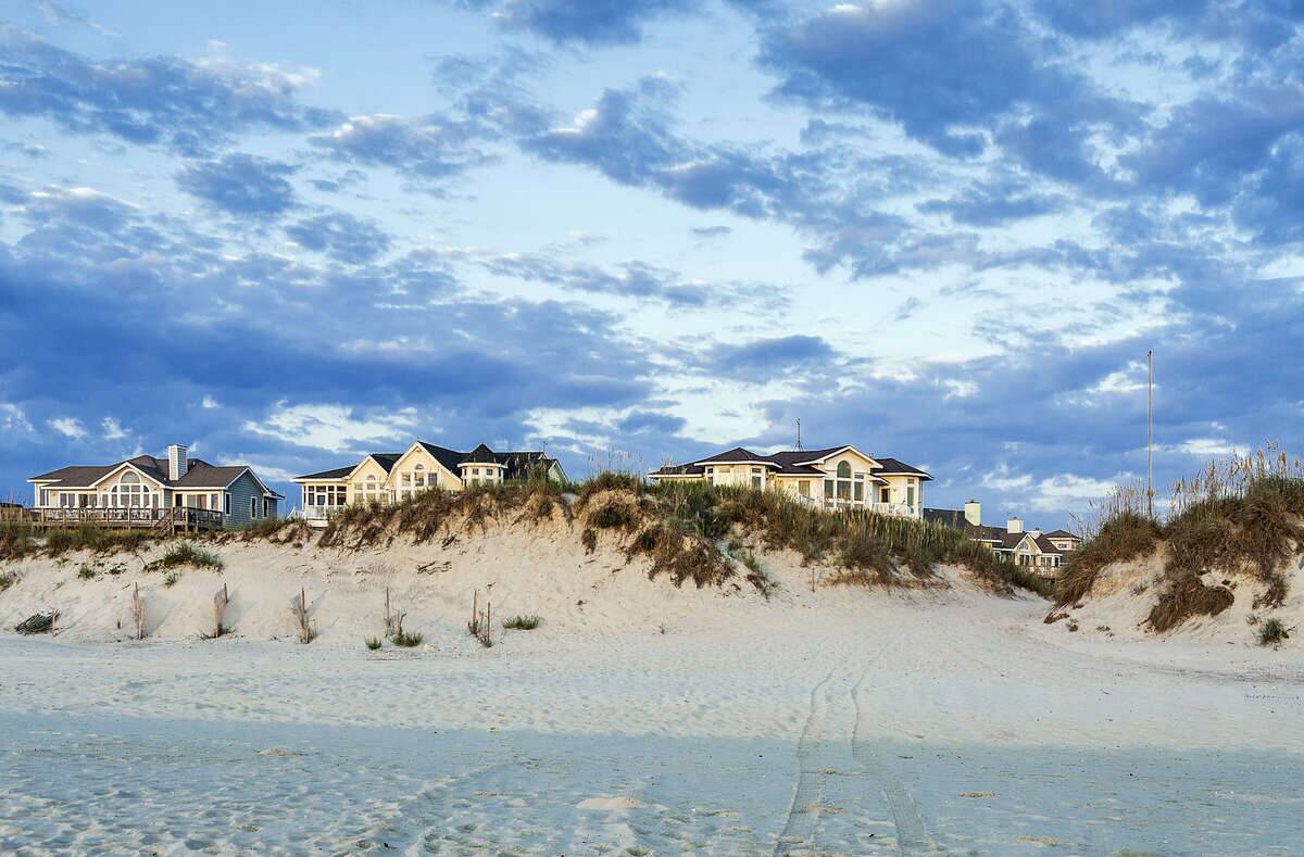 Waterfront Beach houses on the Outer Banks in North Carolina...