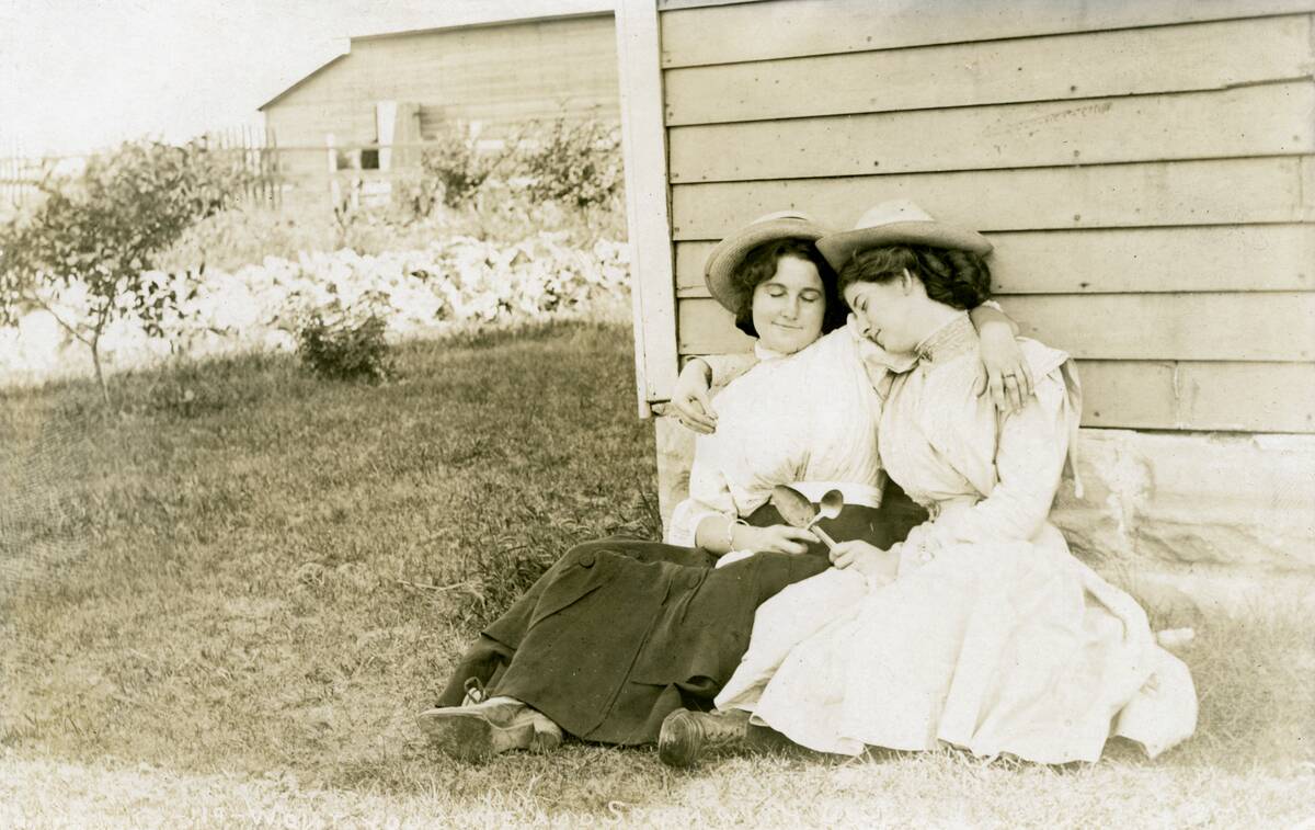 Women Embracing Holding Spoons