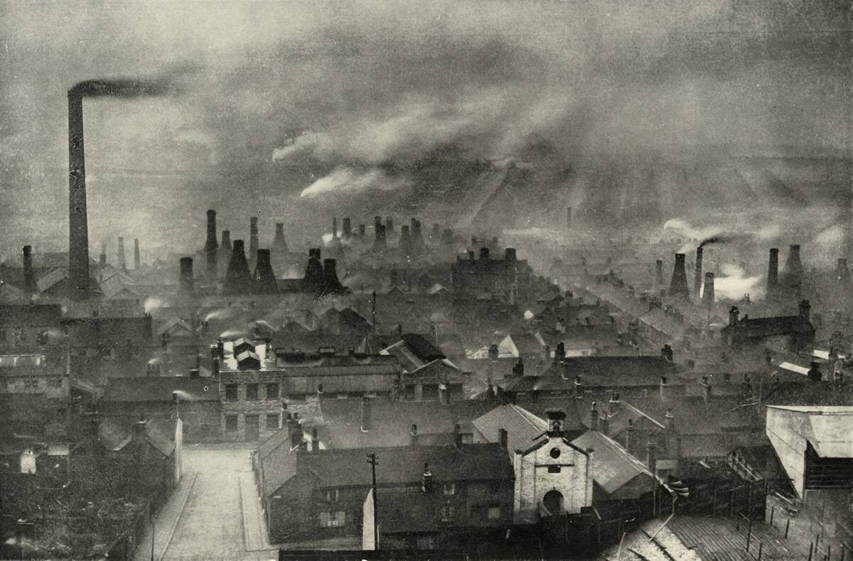 A Factoryscape In The Potteries