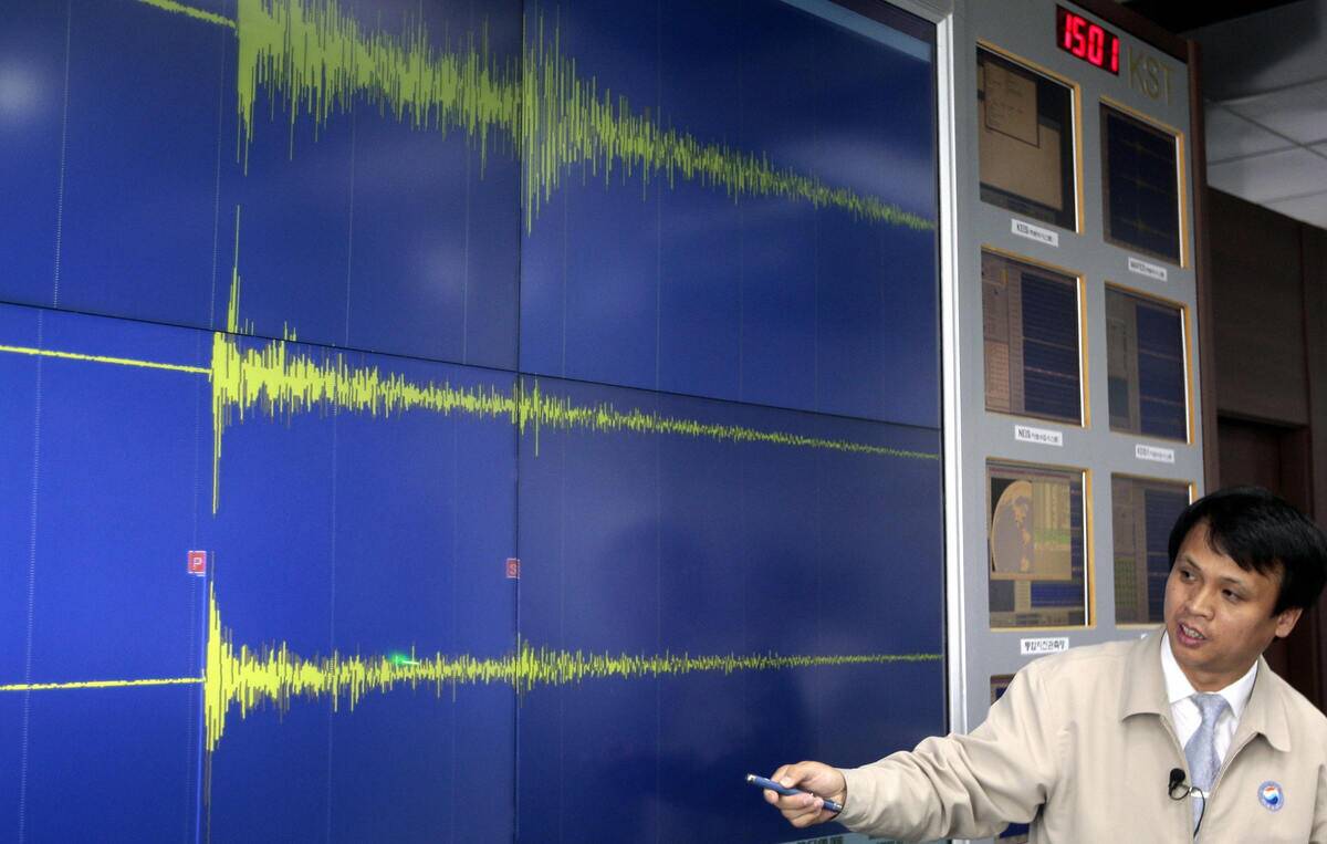 A South Korean meteorological official b