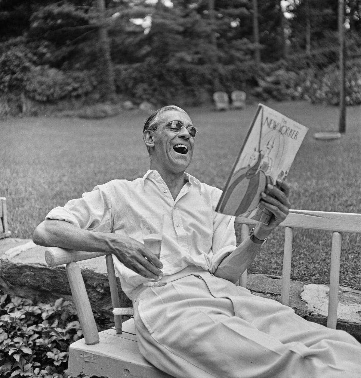 Boris Karloff At Home