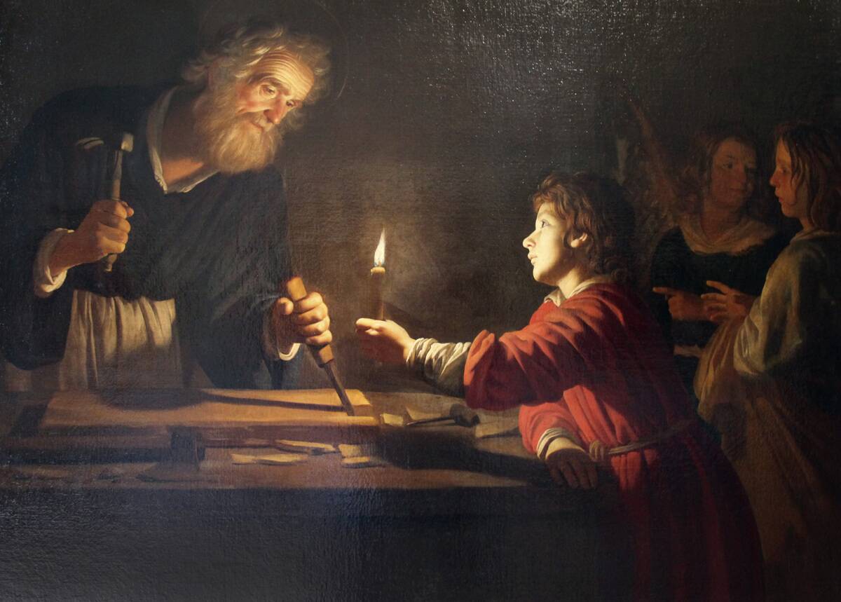 'Childhood of Christ', c1620. Artist: Gerrit van Honthorst