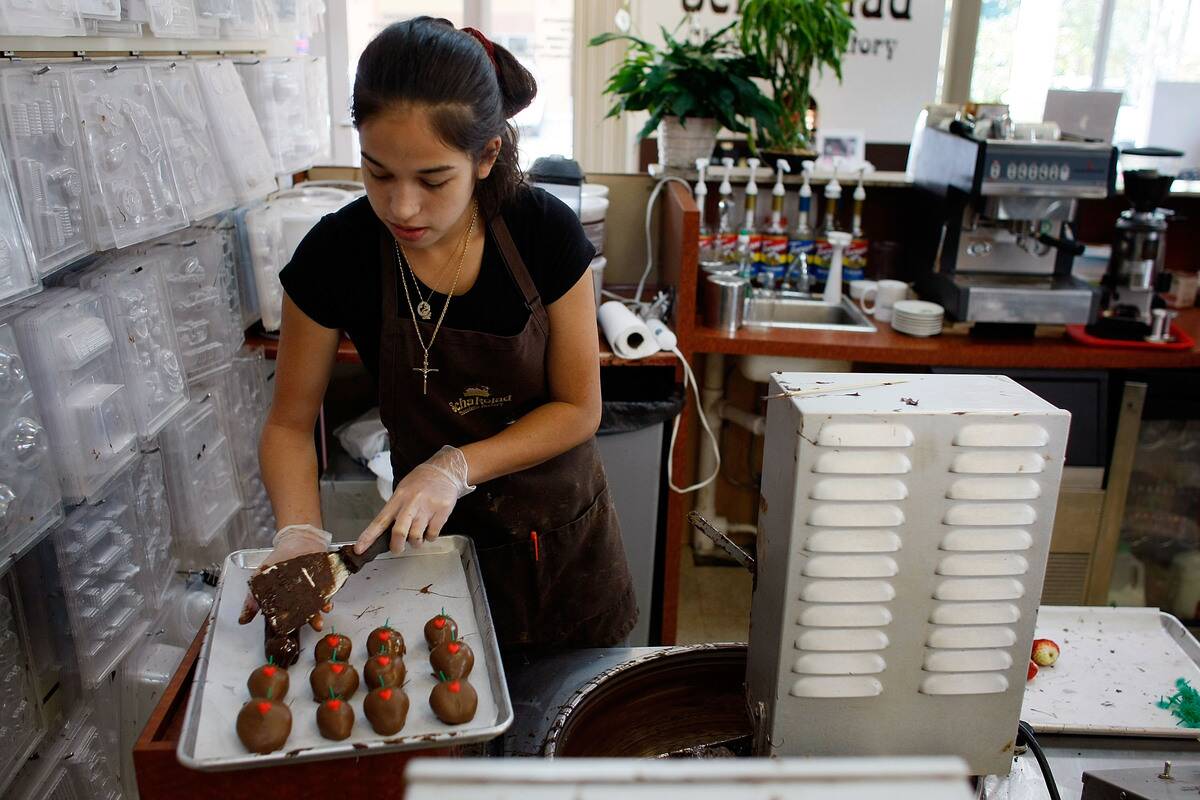 Chocolatier Prepares For Valentine's Day