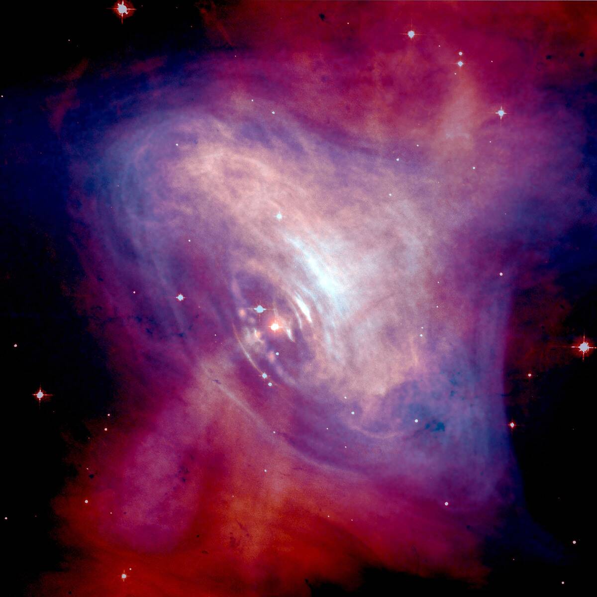 Crab Nebula Pictured In Spectacular Composite