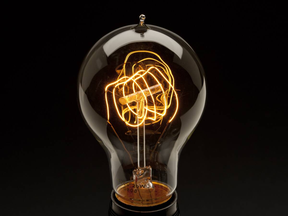 Early 20th Century Lightbulb