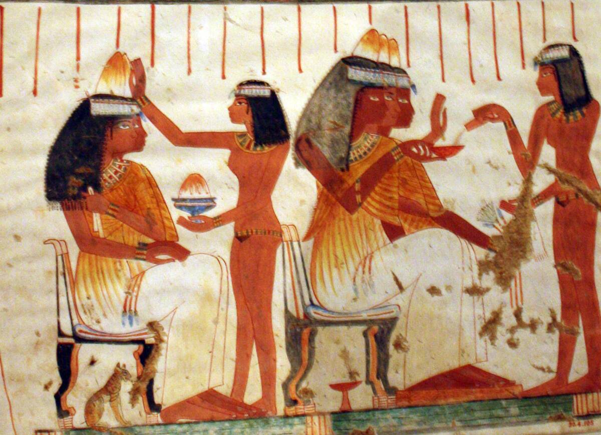 Egyptian wall paintings from New Kingdom
