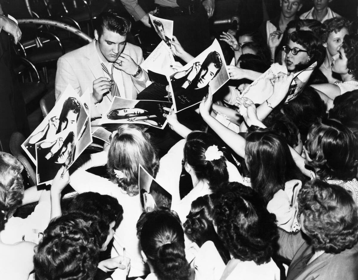 Elvis Presley Signing Autographs