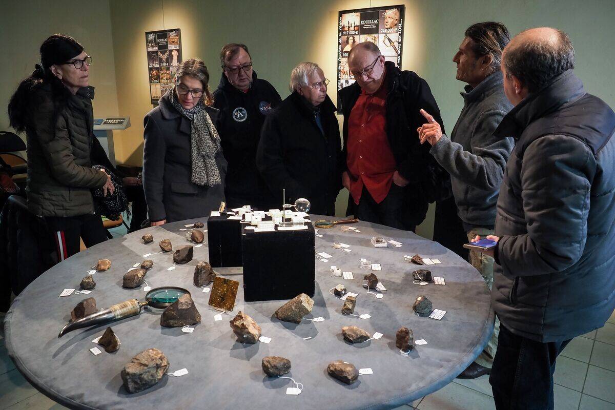 FRANCE-SPACE-METEORITE
