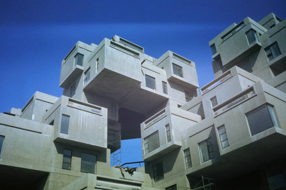 Habitat 67 Apartments Built for 1967 Exposition