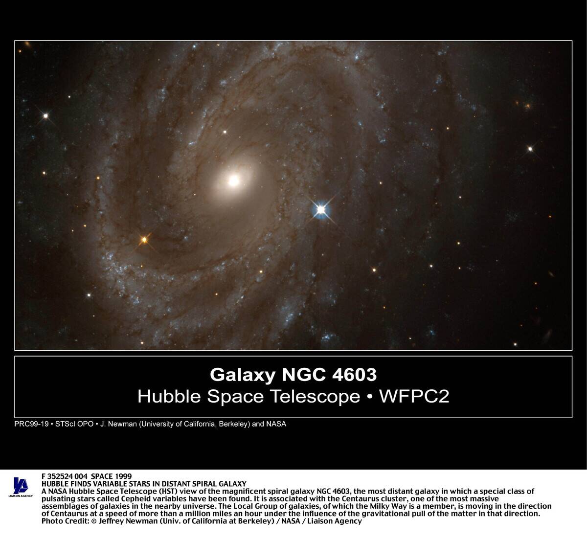 Hubble Finds Variable Stars In Distant Spiral Galaxy A Nasa Hubble Space Tel