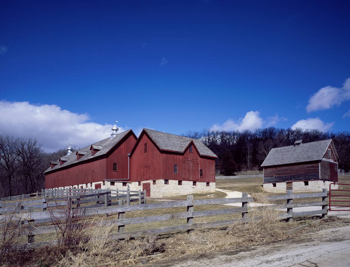 Luther College in Decorah, Iowa, tends to this barn, which was once a working farm museum