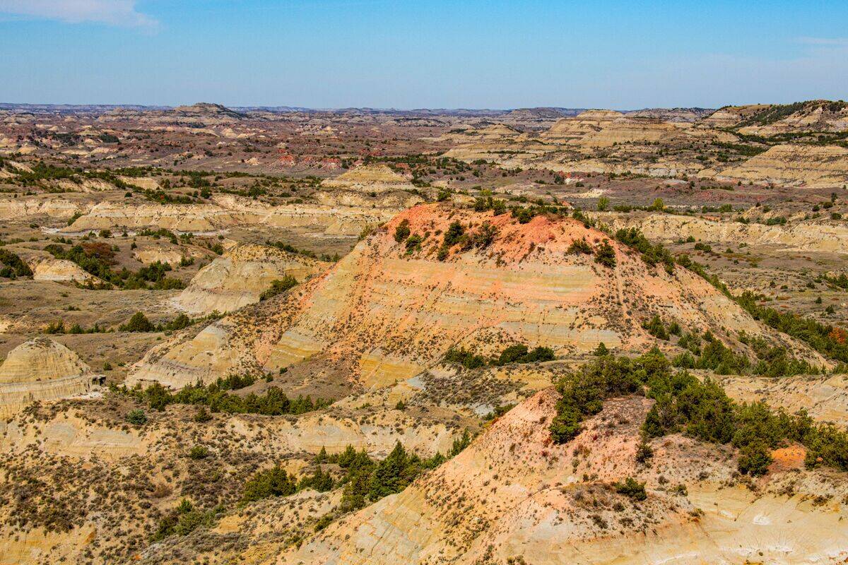 North Dakota, Medora, Theodore Roosevelt National Park, Painted Canyon