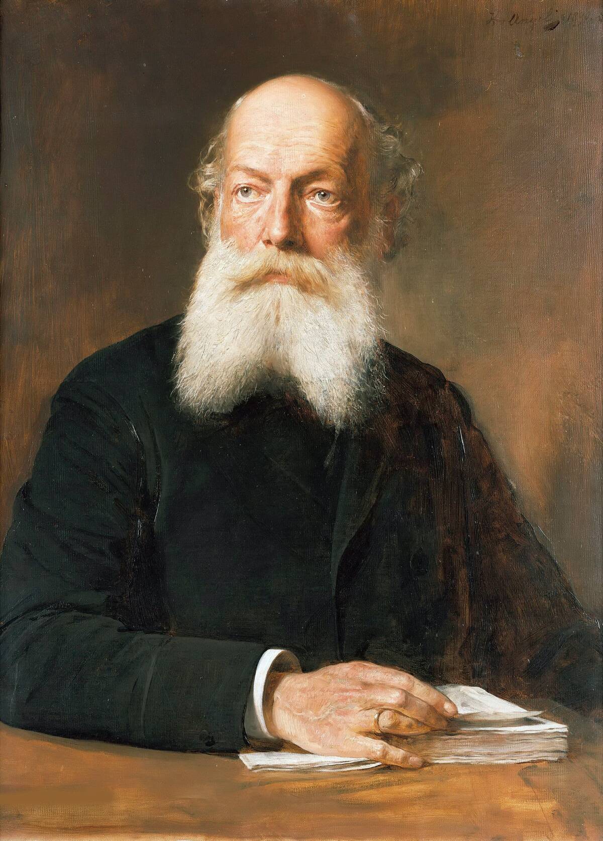 Portrait Of Friedrich August Kekule Von Stradonitz