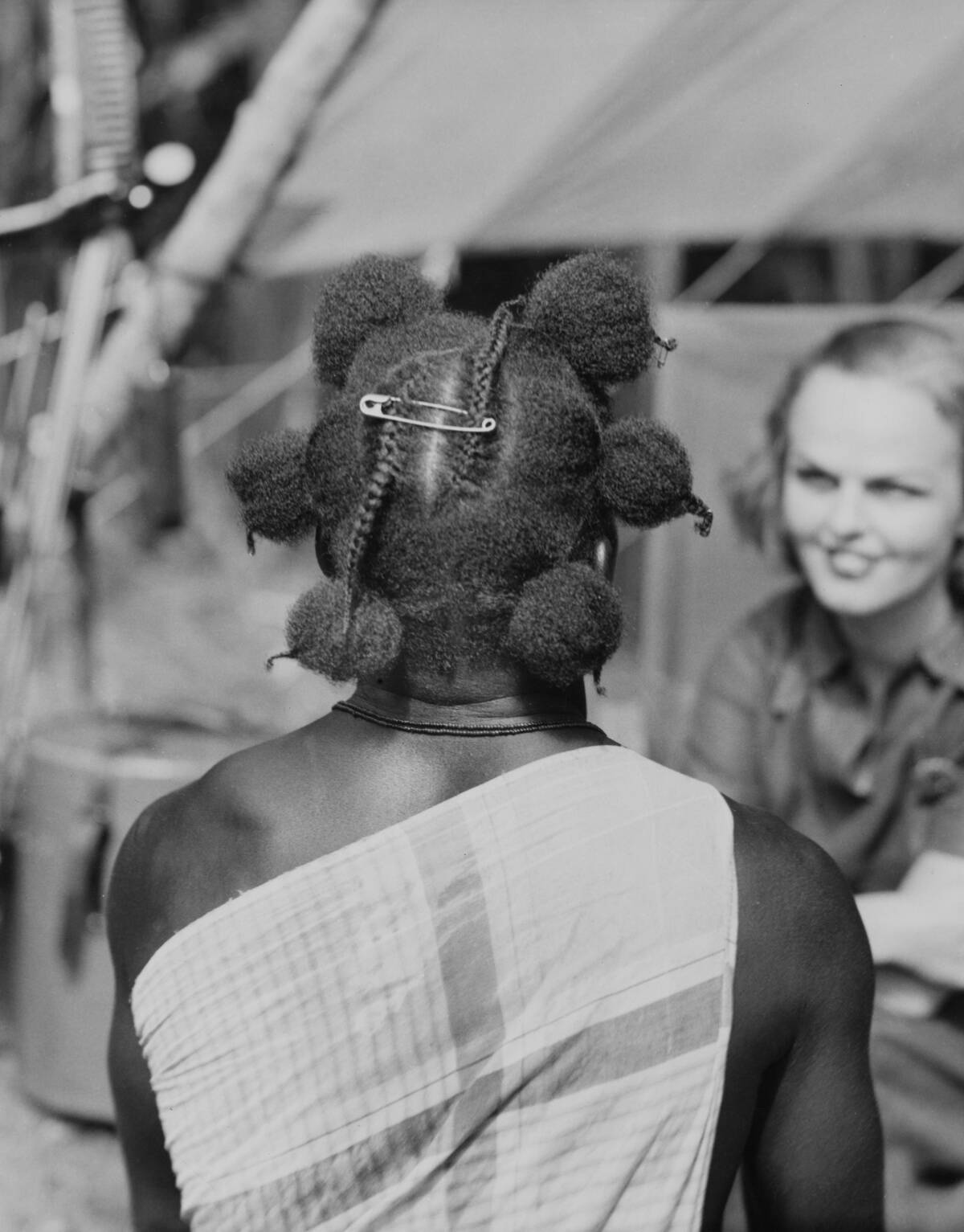Safety Pin Hair Ornament