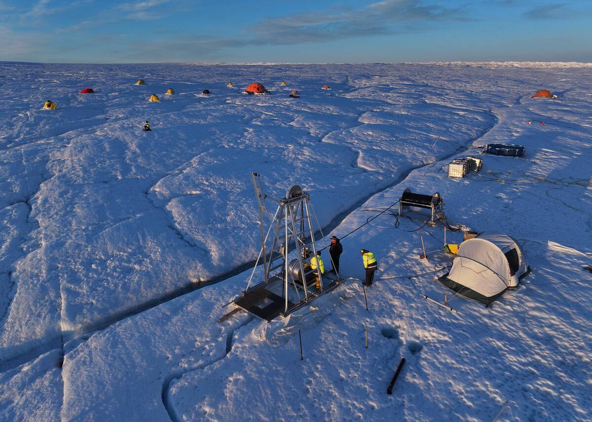 Scientists Seeking to Quantify Methane Drill To The Bottom Of A Glacier On The Greenland Ice Sheet