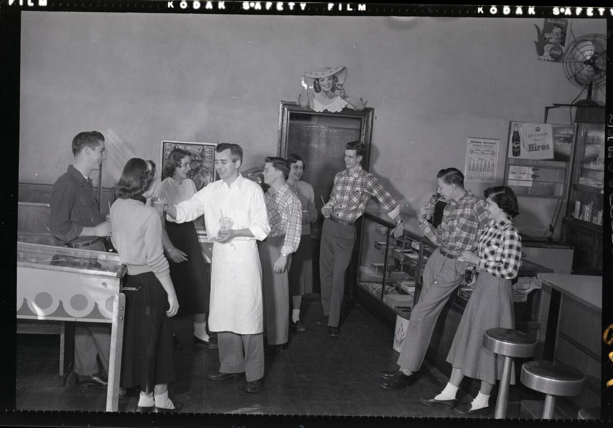Teenagers at Snack Shop