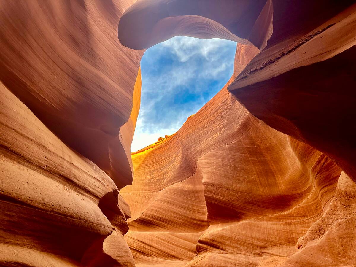 Tourists visit Grand Canyon in Arizona, US
