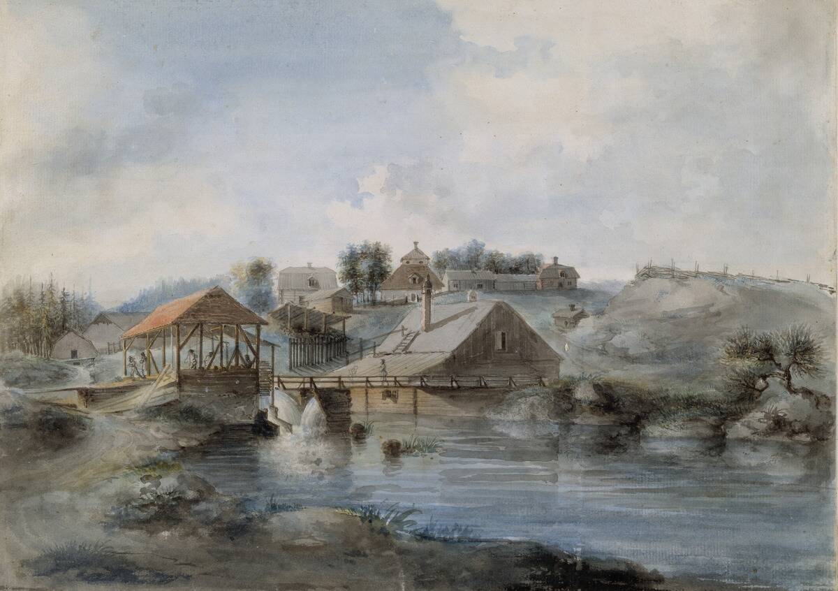 View From The Bernshammar Sawmill