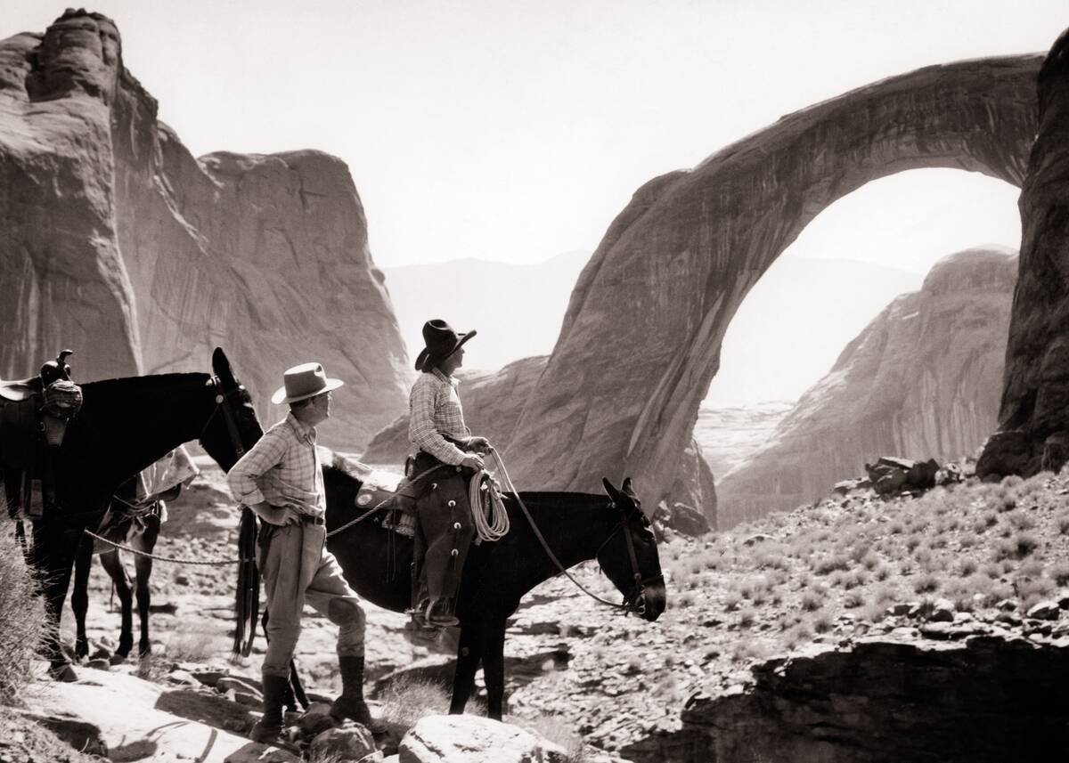 1930s Two Men Looking At Ra...