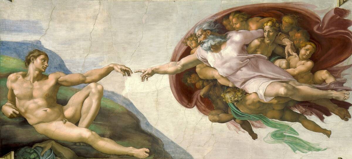 Michelangelo_ Creation_of_Adam_(cropped)