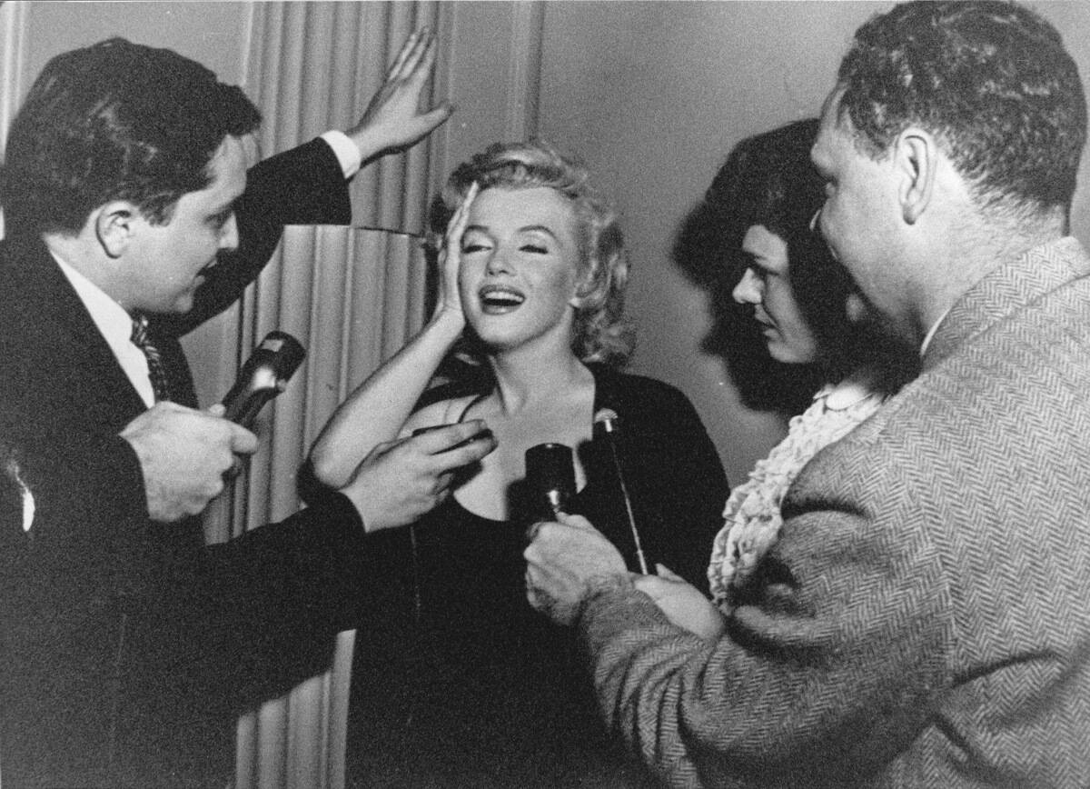 Actress Marylin Monroe. Photograph. 1960