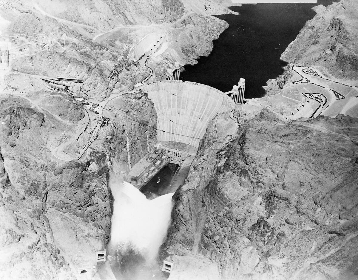 Aerial View of Boulder (Hoover) Dam