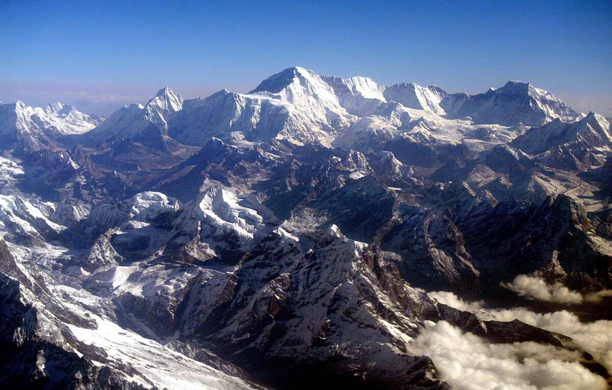 Aerial View Of Mount Everest