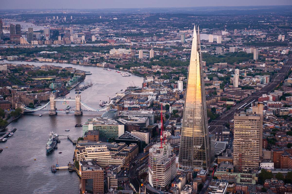 Aerial Views Of The Shard
