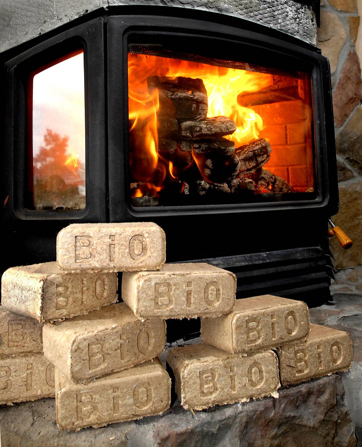 BioBricks are a hot new product for woodburners. These recycled compressed sawdust bricks are catchi...
