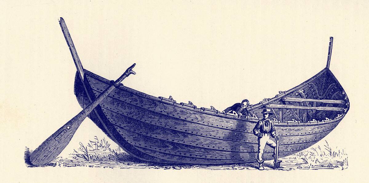 Boat for fourteen pairs of oars, Jutland