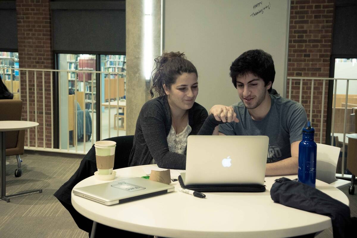 College Students In Brody Learning Commons
