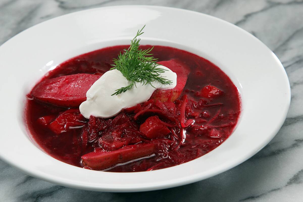 Culinary SOS: Borscht is photographed in the Los Angeles Times studio on January 31, 2013.