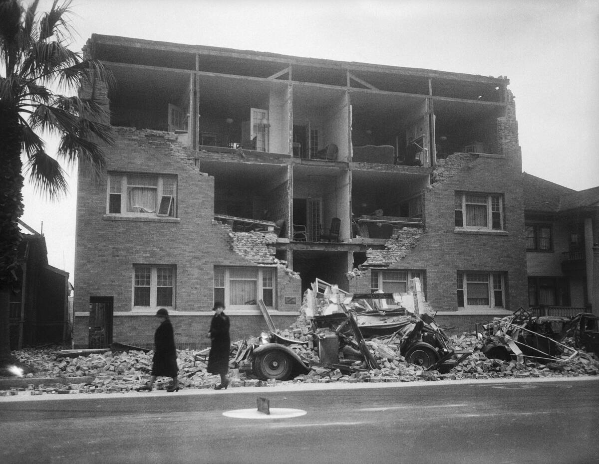 Earthquake-Damaged Building