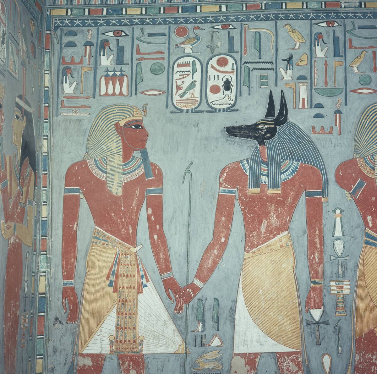 Fresco In The Tomb Of Horemheb