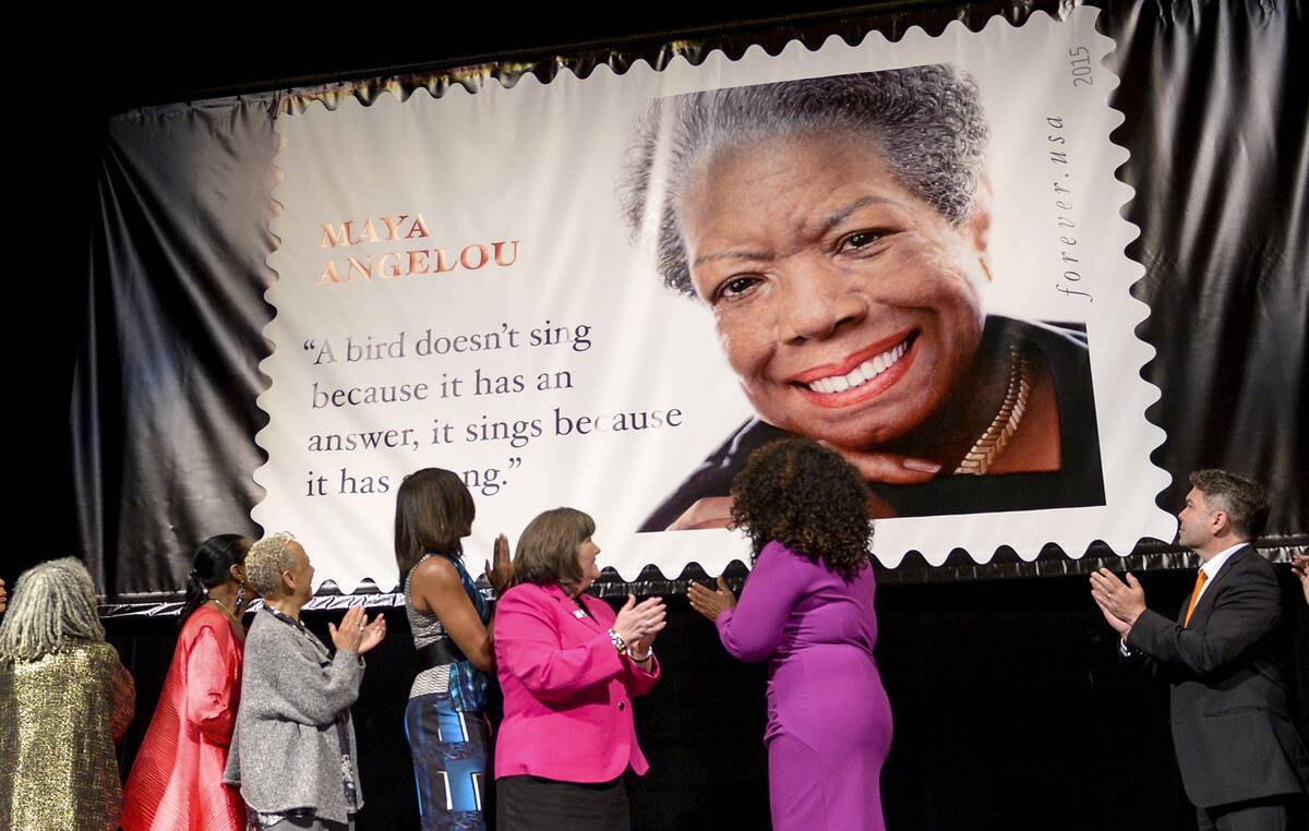 Maya Angelou Forever Stamp Dedication