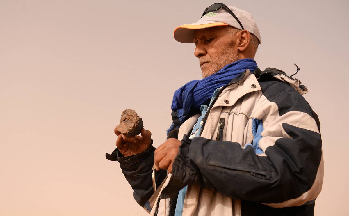 MOROCCO-SCIENCE-METEORITE-GEOLOGY