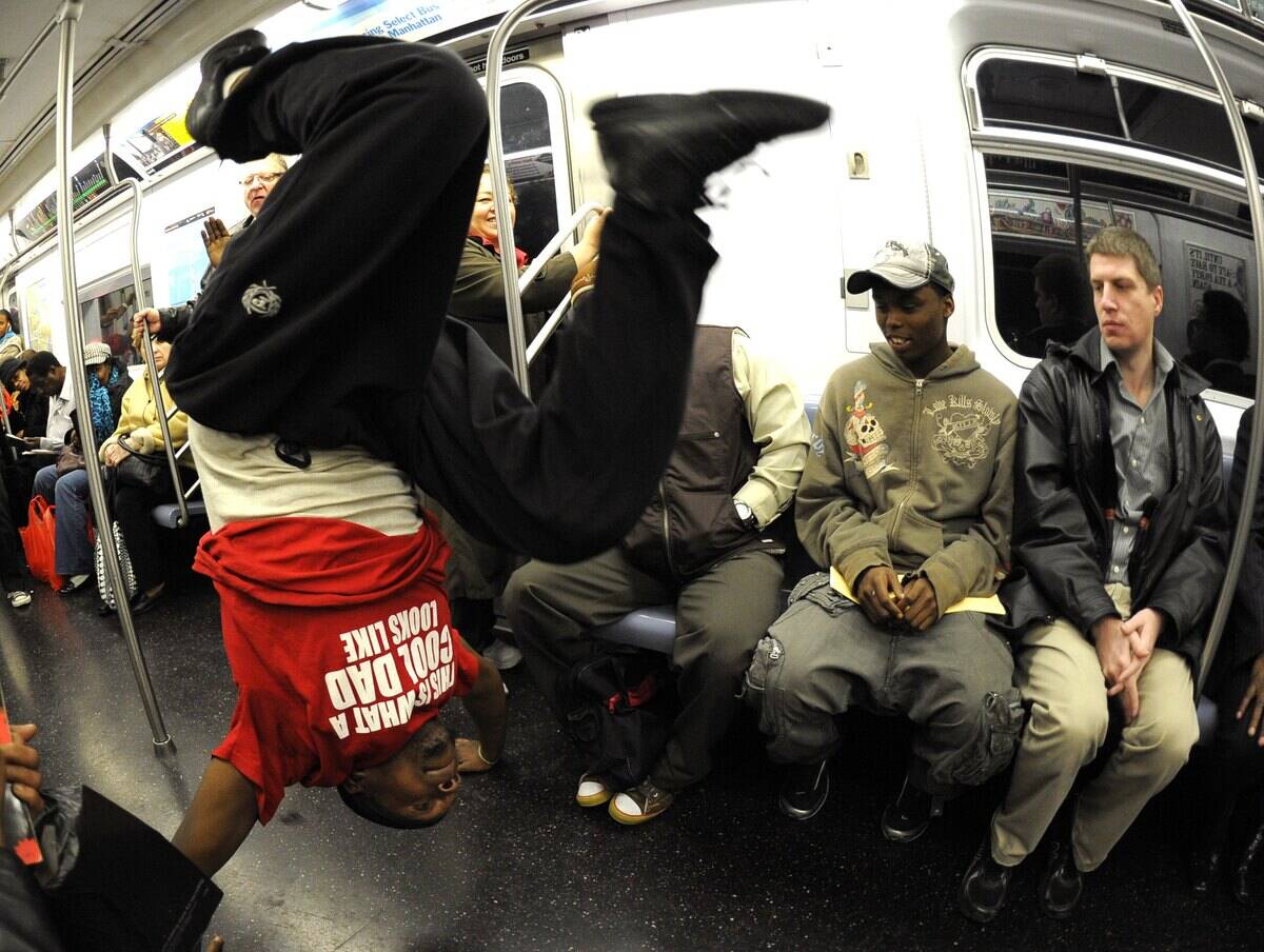 New York City Subway dancer Tamiek Steel