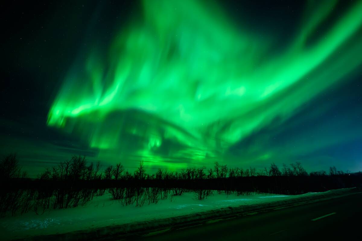 Northern Lights In Kiruna