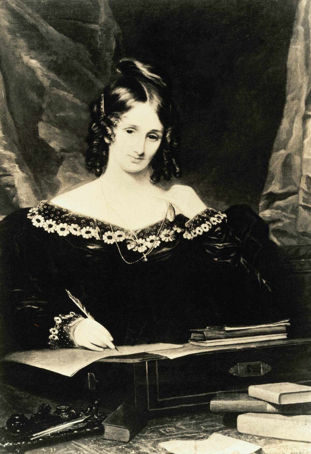 Portrait of Mary Shelley