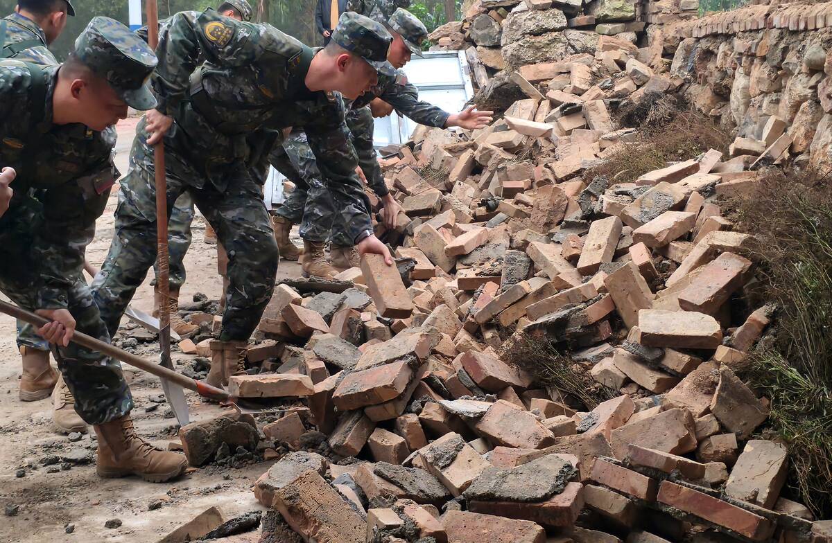 Rescue Operations Underway In Quake-hit Gansu