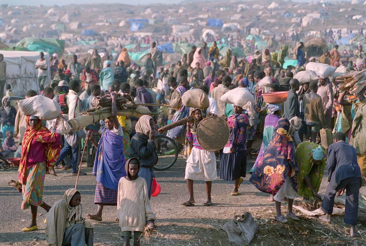 Rwandan Refugee Camp