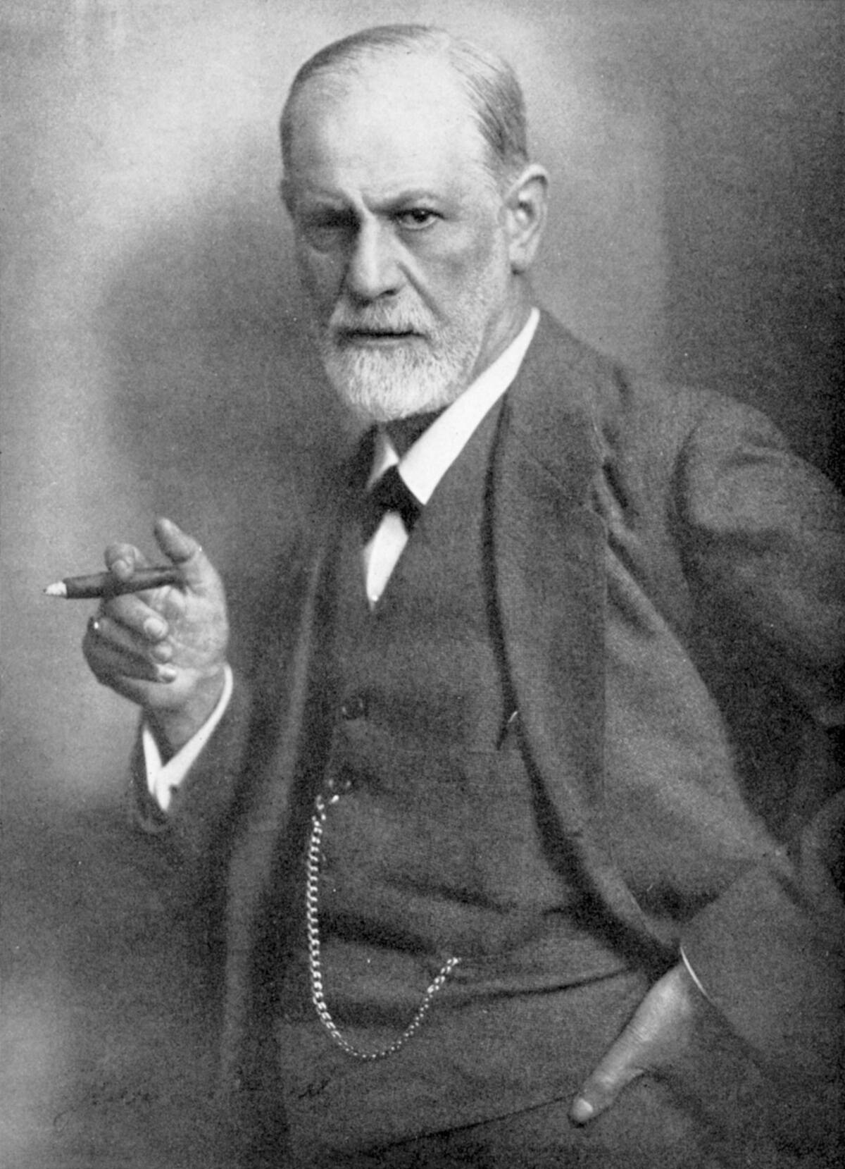 Sigmund Freud (1856-1939), Austrian neurologist.