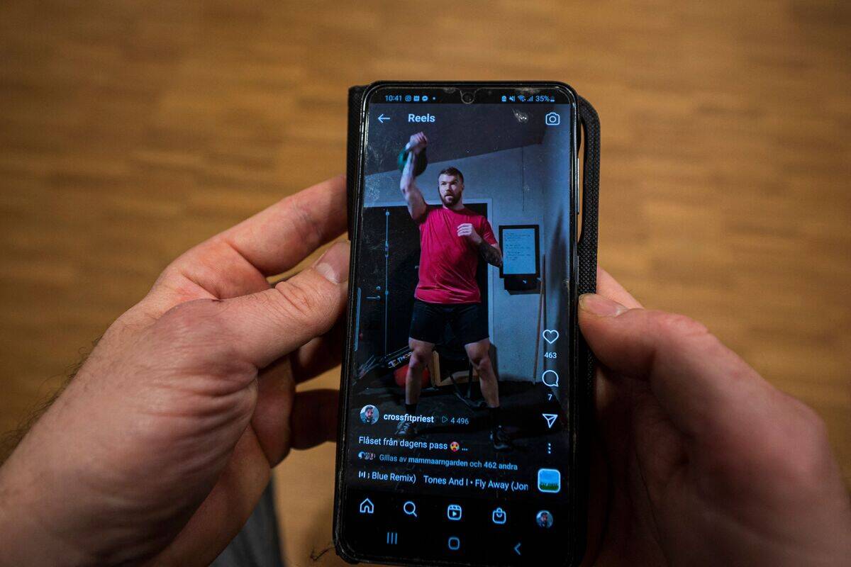 SWEDEN-RELIGION-OFFBEAT-EXERCISE-INTERNET