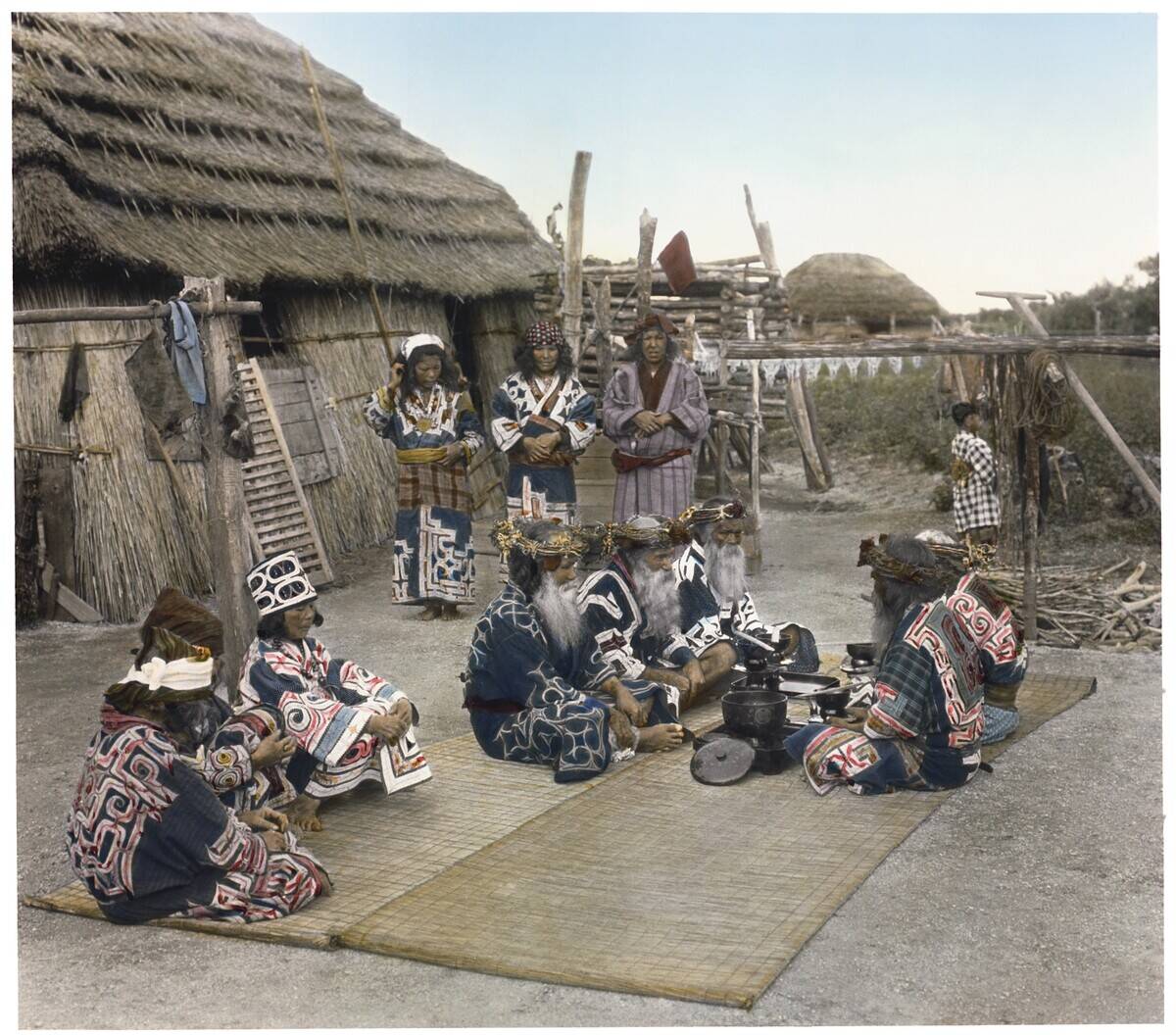 The Ainu, Hokkaido Island, 1892.