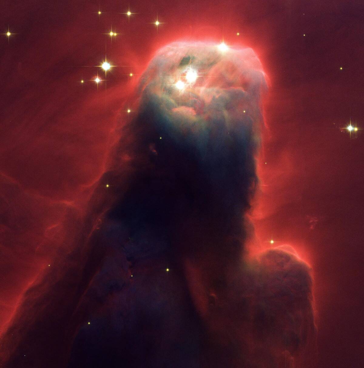 The Cone Nebula An Innocuous Pillar Of Gas And Dust Is Seen In This Picture Unveiled By