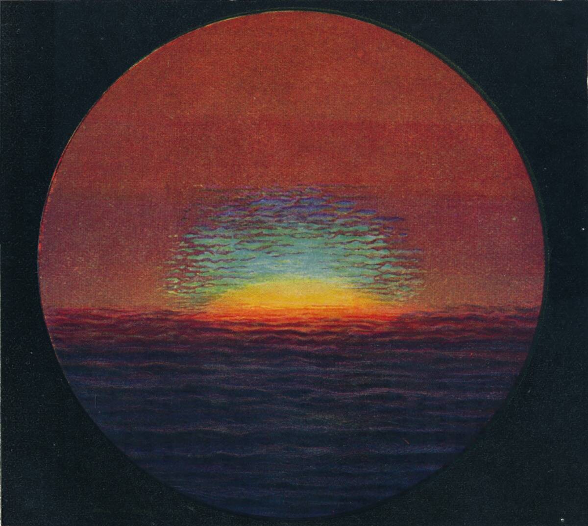 The Green Flash At Sunset