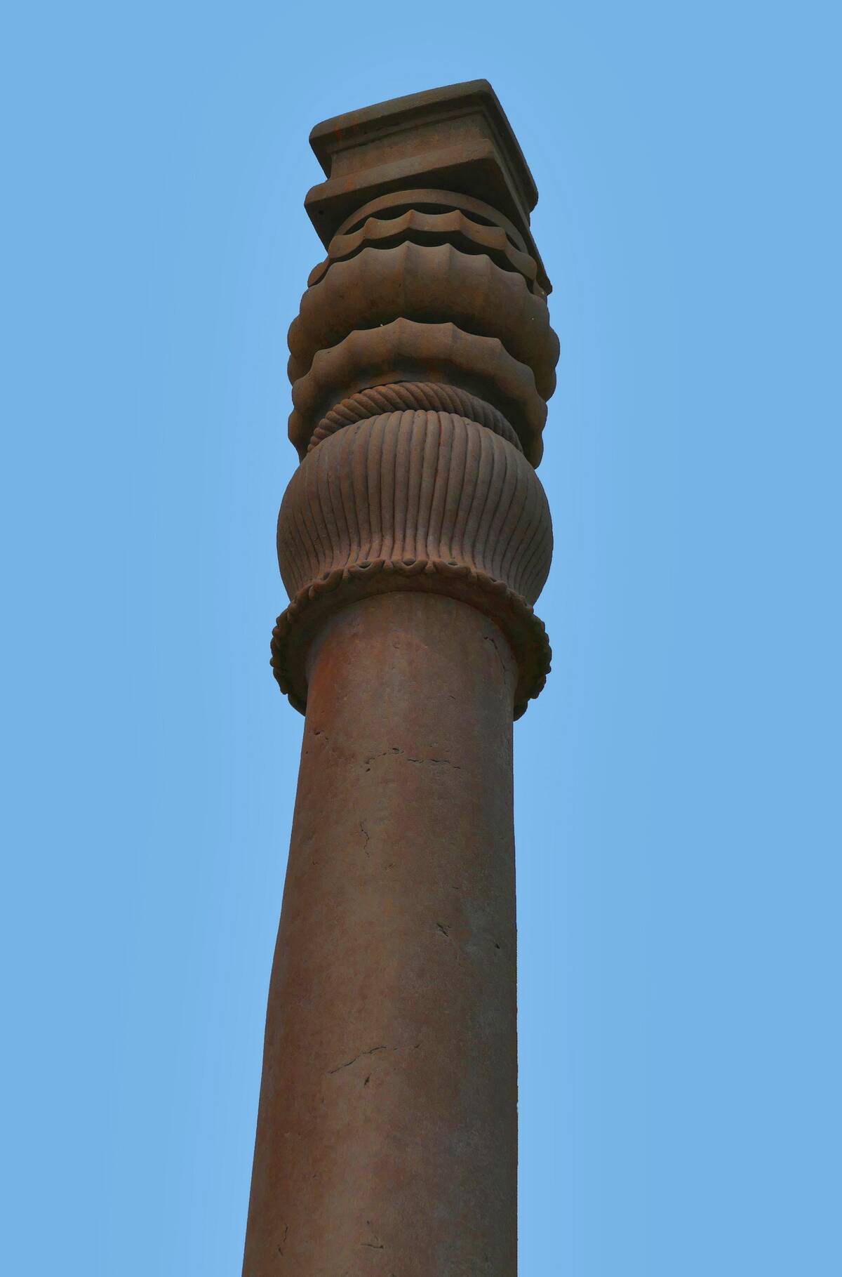 The Iron Pillar located in the Qutb complex.