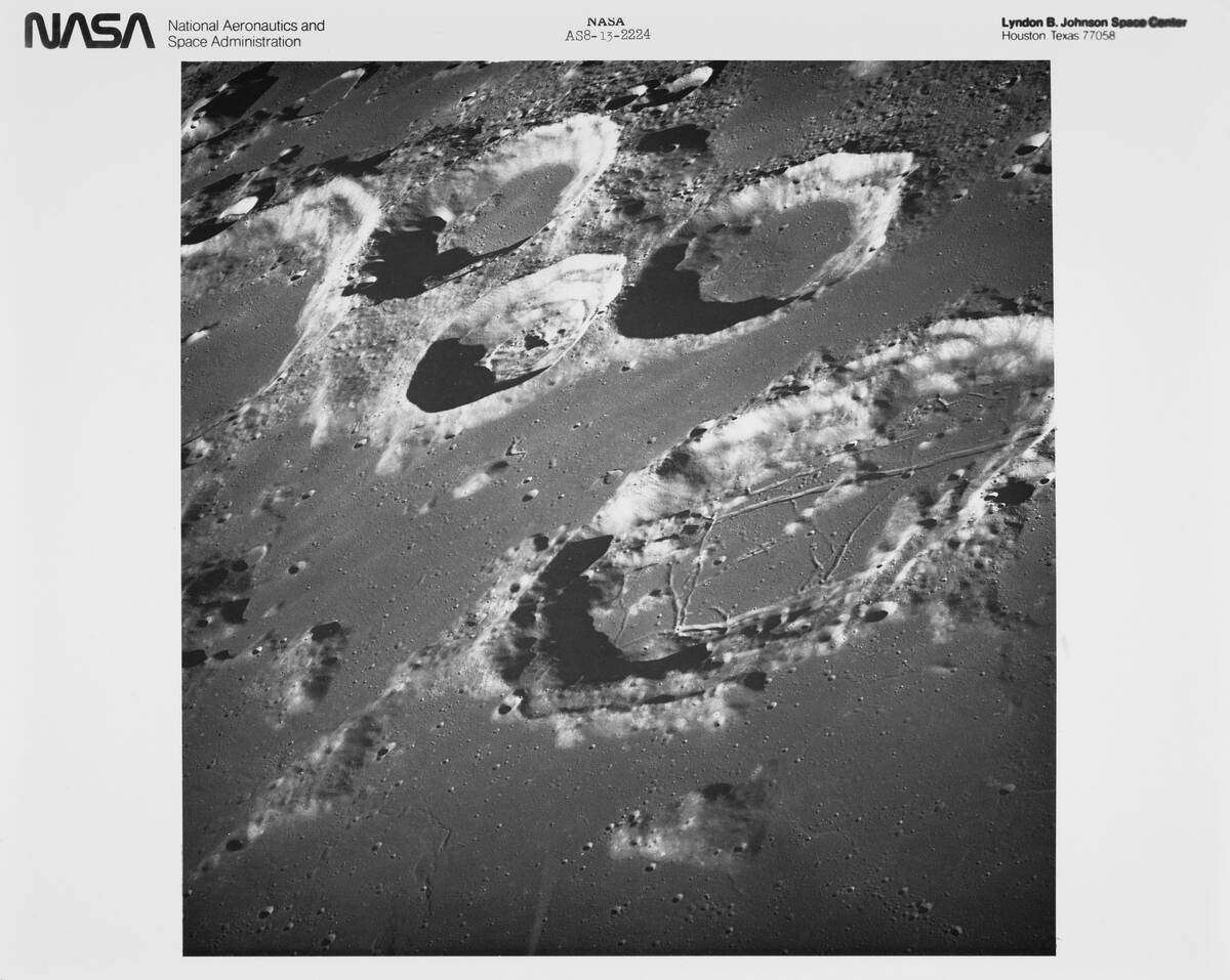 The Lunar Surface As Seen From Apollo 8