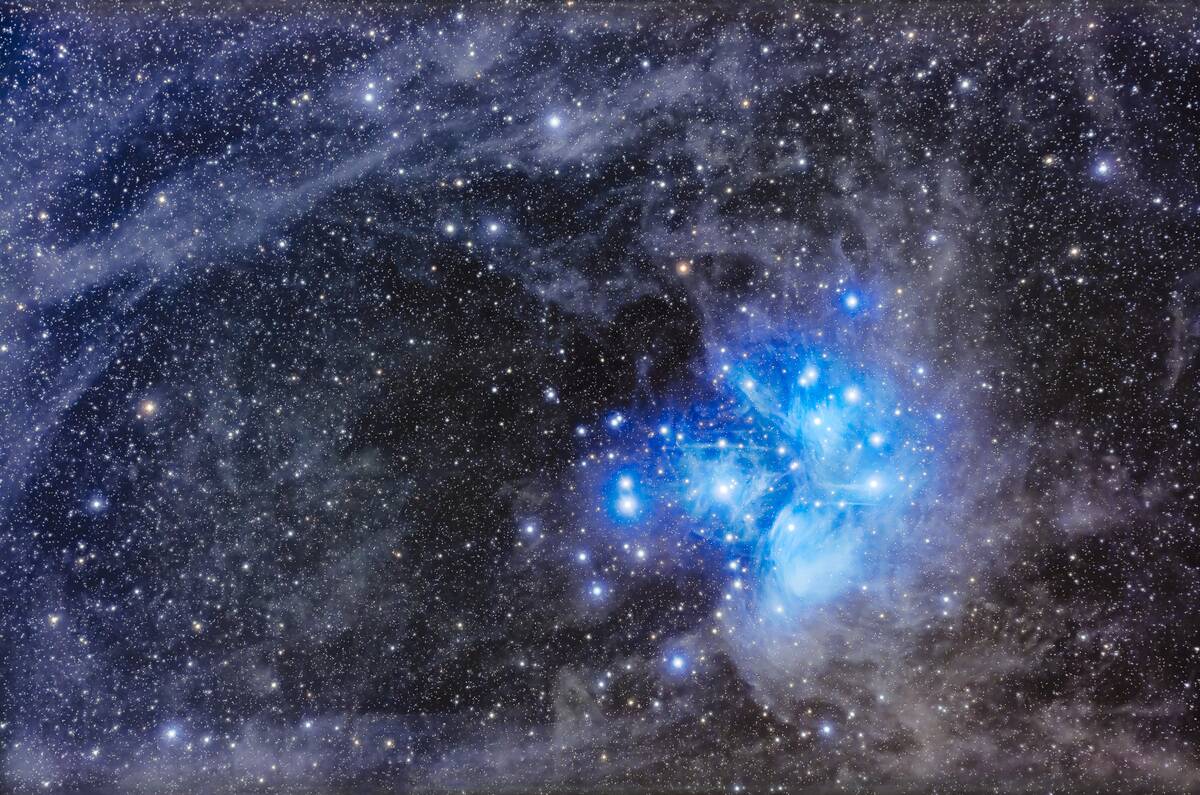 The Pleiades in Dust