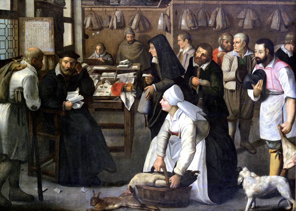 'The Sale of Nature', c1584-1637. Artist: Pieter Brueghel the Younger